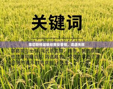 莱切斯特城输给南安普顿，遭遇失败